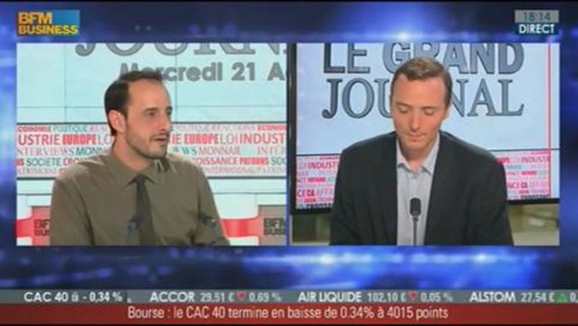 Grégoire Leclerq, président de la fédération des auto-entrepreneurs, dans Le Grand Journal - 21/08 1/6