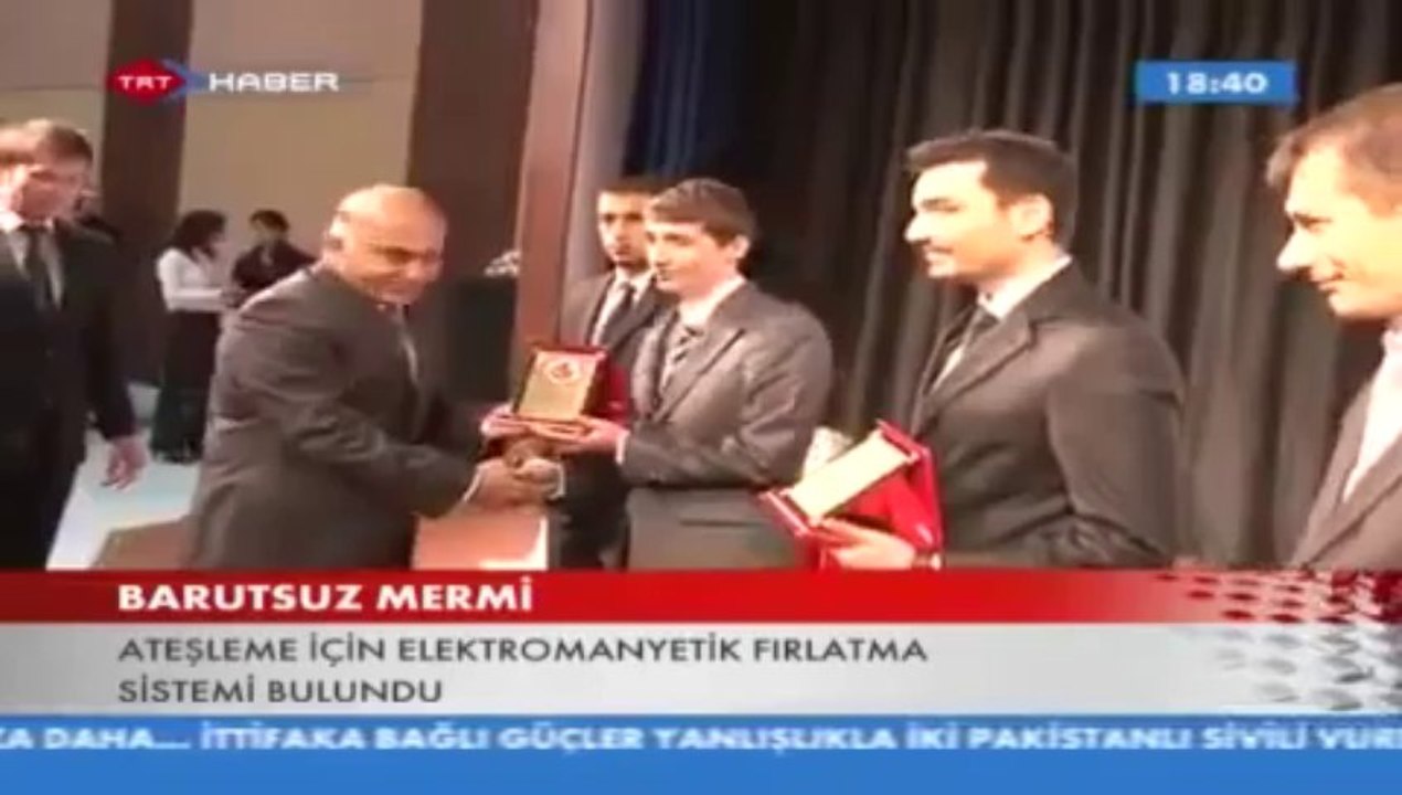 Türk Genci Barutsuz Çalışan Mermi Yaptı