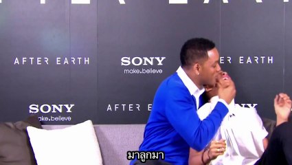 Will Smith Kisses Jaden On the Mouth!