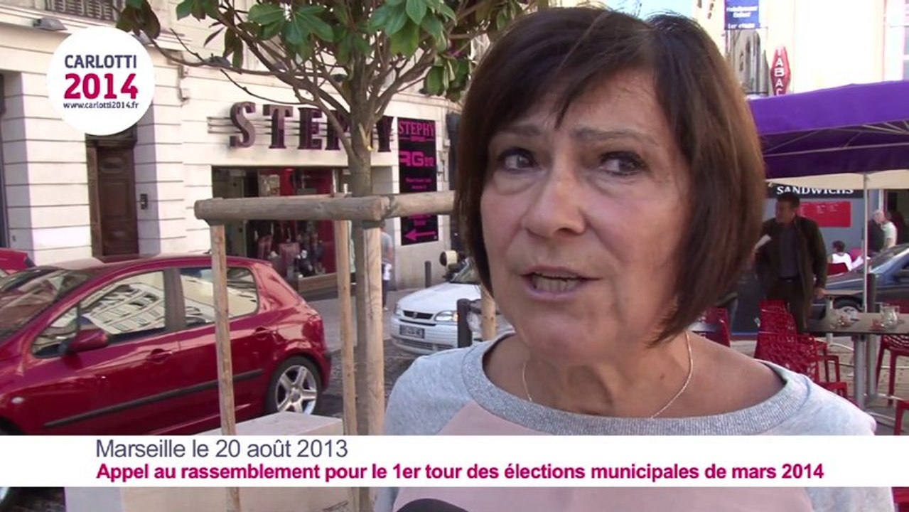 Municipales 2014 à Marseille : l'appel au rassemblement des forces de gauche de Marie-Arlette Carlotti