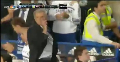 Gol de Ivanovic(Chelsea) Vs Aston Villa (2-1)