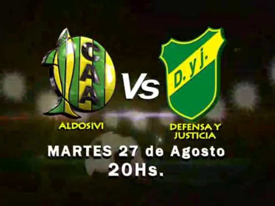 Promo Aldosivi - Def. Justicia 27-8-13