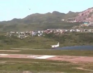 ATR 42 atterrissage SAINT PIERRE