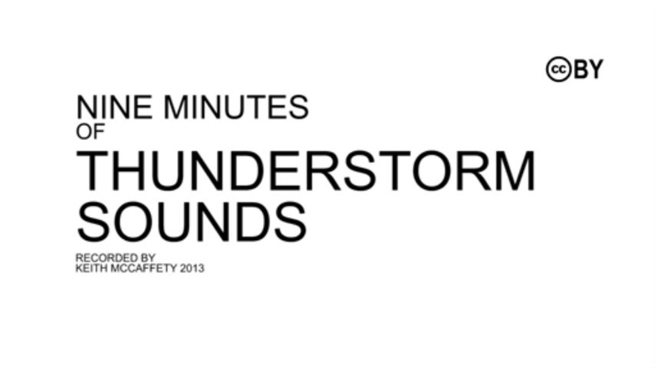 Thunderstorm sound effects