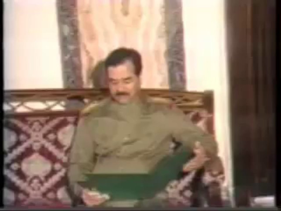 Donald Rumsfeld and Saddam Hussein