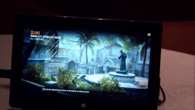 Call of Duty Black Ops II on Surface Pro with Xbox 360 Controller