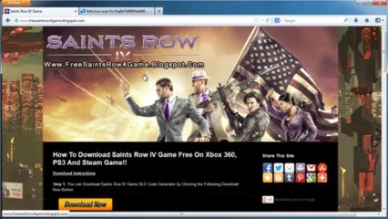 Saints Row IV Game Free on Xbox 360 And PS3