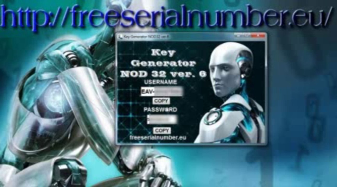 Key Generator NOD32 Antivirus 6 download