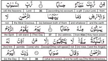 Surah 78 An Naba Word for Word Learning Recited by Minshawi - YouTube
