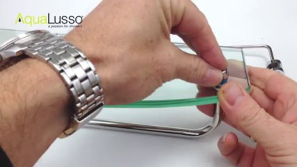 Glass Shelf - Assembly and Installation in an AquaLusso Shower