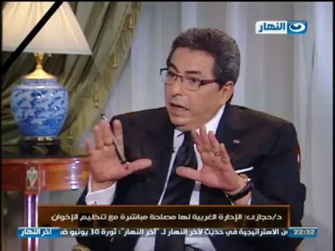 د مصطفى حجازي # تنظيم لاخوان كانوا مببحين اوي في الأمور السيادية ويعتقد ان الاخوان كانوا ينون بيع البلد
