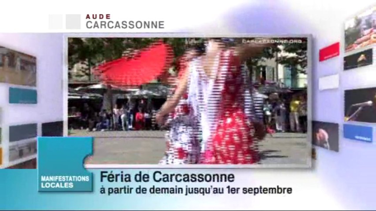 Agenda Sortir France 3 Languedoc-Roussillon du mercredi 28 août 2013
