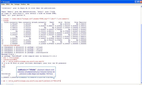 Données manquantes en ACP avec FactoMineR