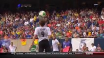 Northwestern's Matt Eliason Bicycle Kick Goal - Messi & Friends at Soldier Field - July 6, 2013