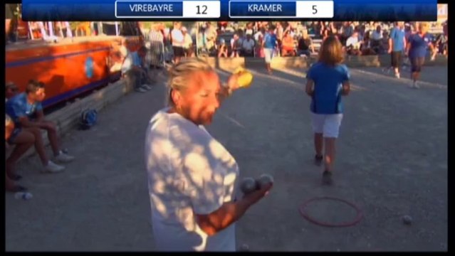 Huitième de finale du Ier International féminin à pétanque de Palavas-les-Flots