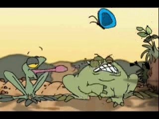 Les grenouilles débile animation