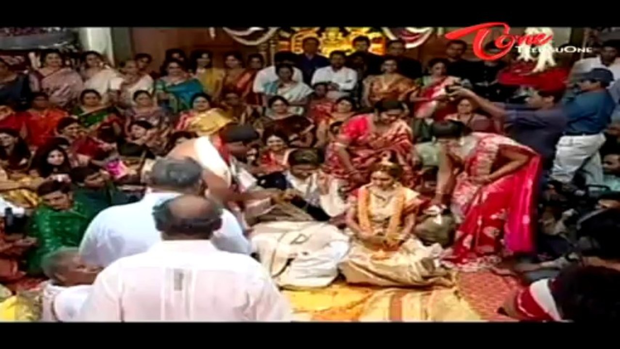 Balakrishna Daughter Tejaswini Wedding | Tejaswini weds Sribharat Marriage Video - 20