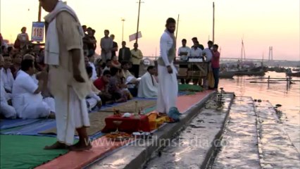 Allahabad maha kumbh mela-arti-hdc-tape-8-1-14