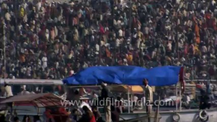 Varanasi-Allahabad kumbh mela-Arti shot-hdc-tape-7-18