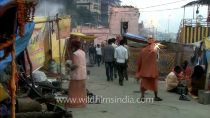 Varanasi-naga baba-juna akhada-arti-bhandara-baidyanath temple-hdc-tape-1-21