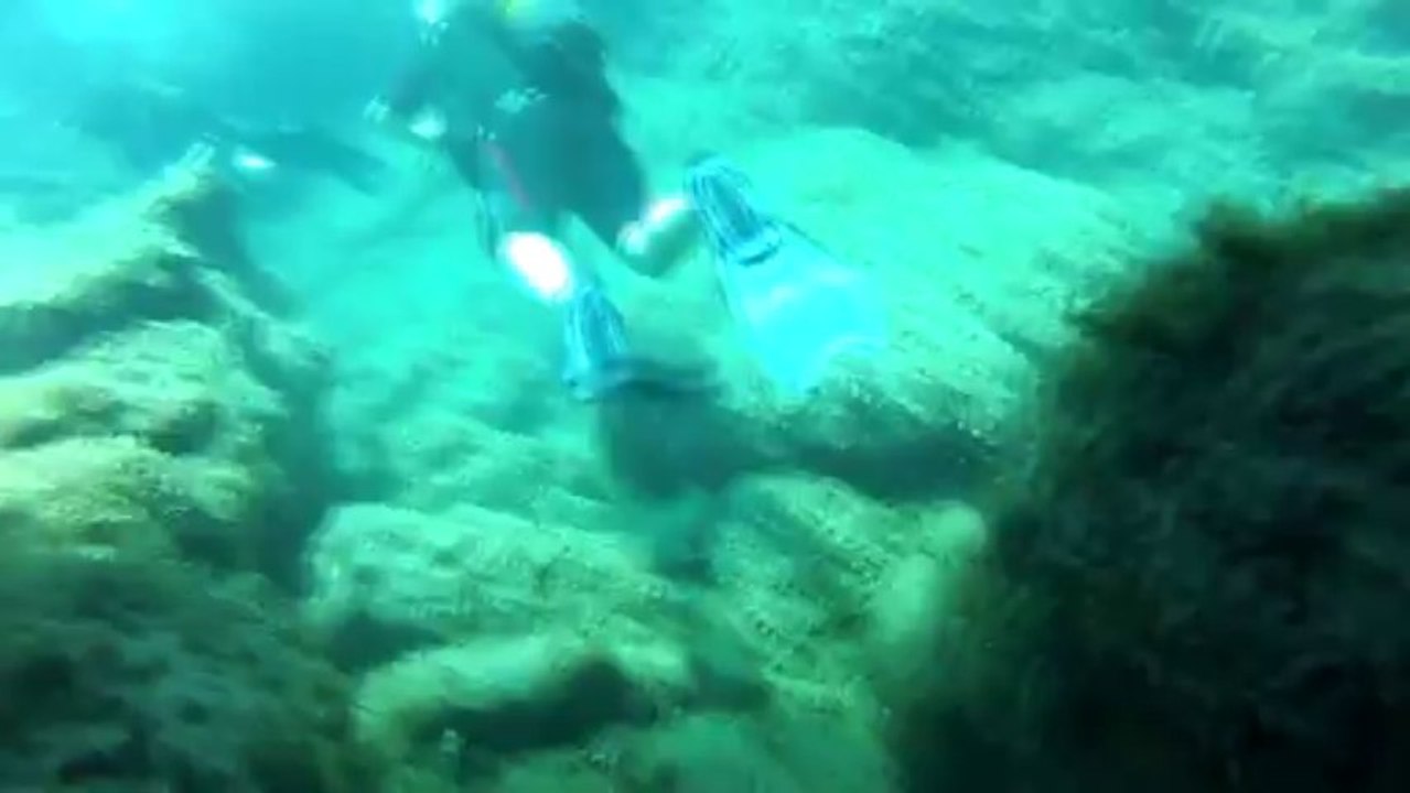 Plongée sur l'île de Rhodes