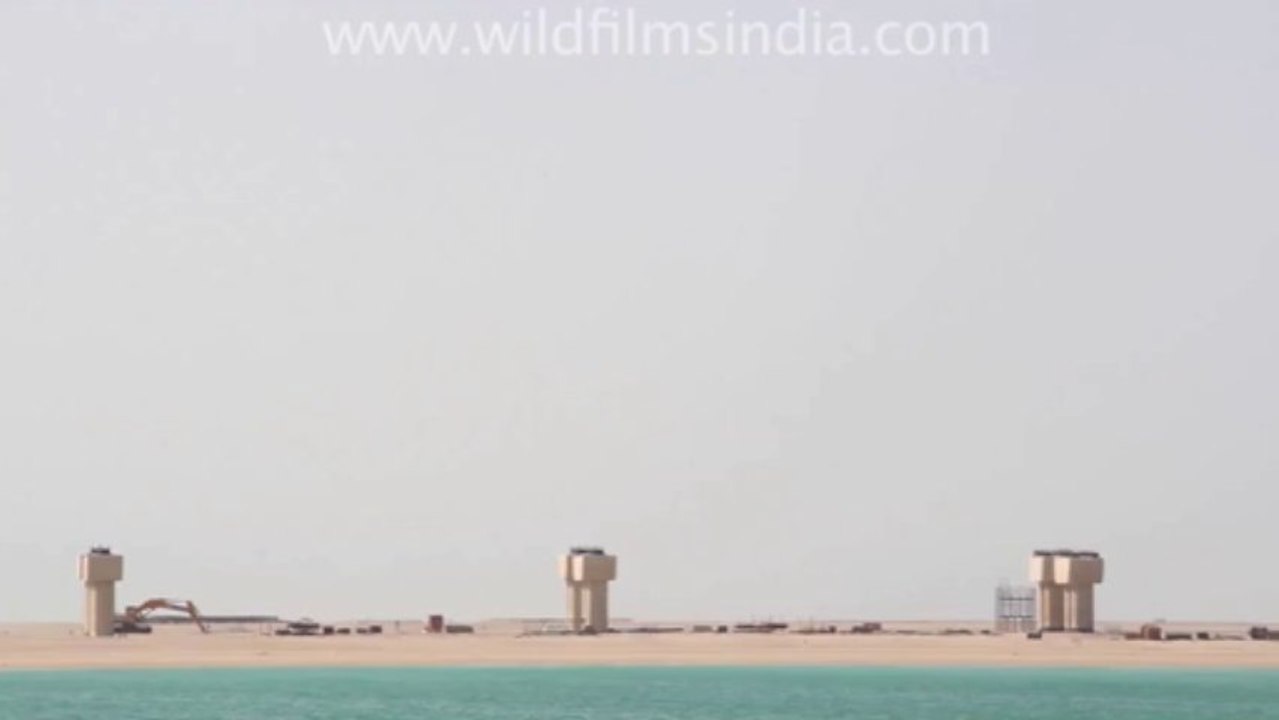 Construction work at Jabel Ali, Dubai
