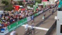 Tour du Limousin 2013 à Chamboulive : le sprint victorieux de Matthieu Ladagnous