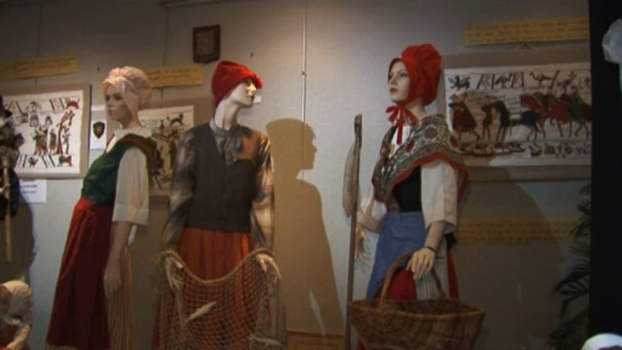 Exposition sur les traditions Normandes au musée des sapeurs pompiers de Montville : les pêcheurs