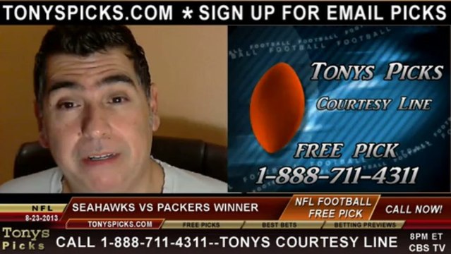 Green Bay Packers vs. Seattle Seahawks Pick Prediction NFL Pro Football Odds Preview 8-23-2013