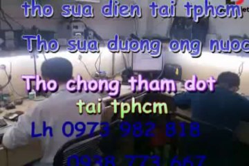 Thợ Sửa Ống Nước Ở Tại TpHcm lh 0938773667