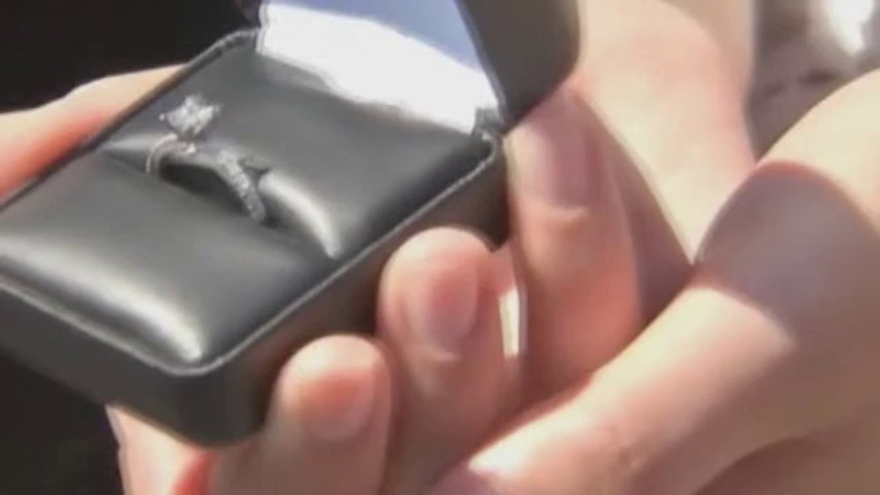Parachutist makes dramatic proposal