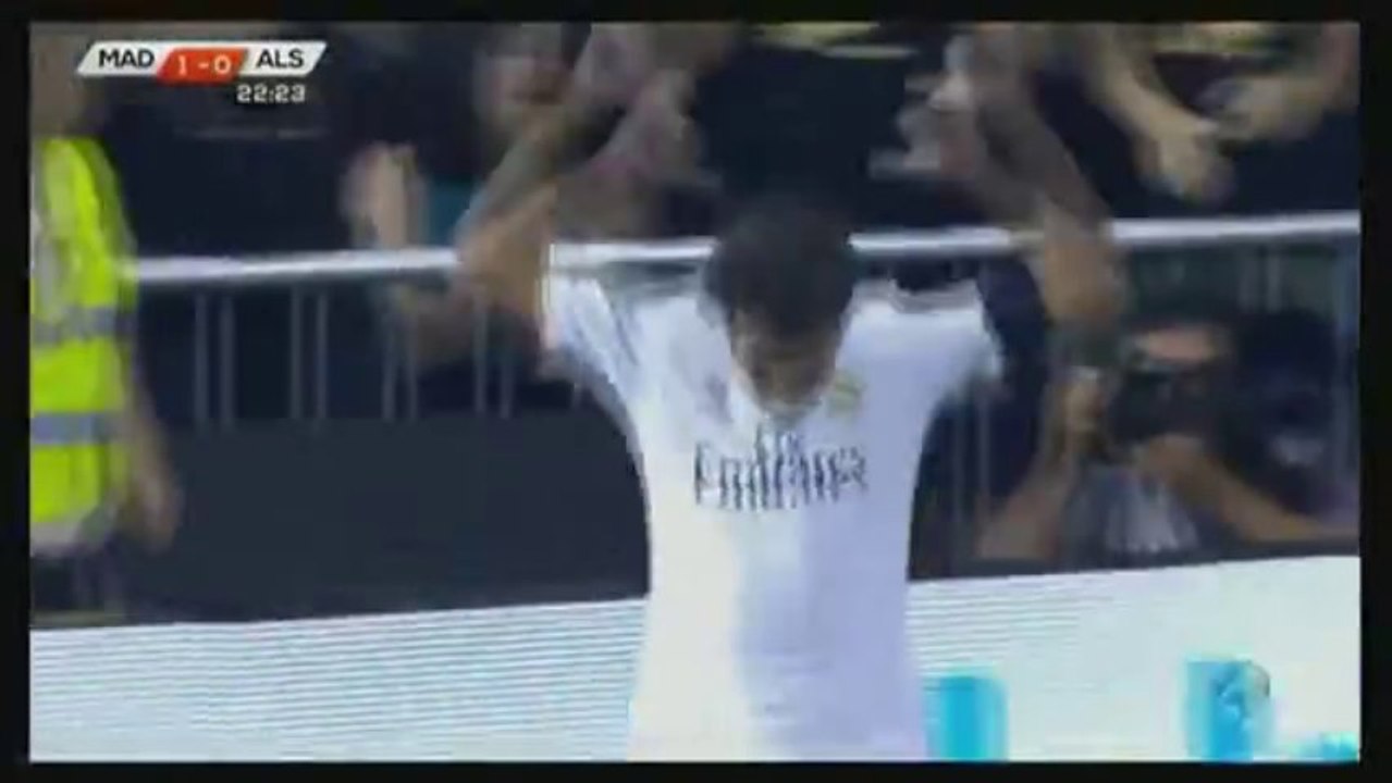 ريال مدريد ضد السد - هدف راؤول جونزاليس 1-0