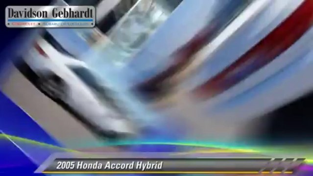 2005 Honda Accord Hybrid - Davidson-Gebhardt Chevrolet, Loveland Denver Boulder