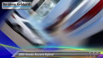 2005 Honda Accord Hybrid - Davidson-Gebhardt Chevrolet, Loveland Denver Boulder