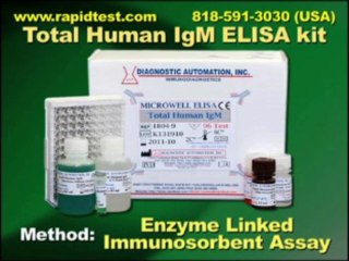 Total Human IgM ELISA kit