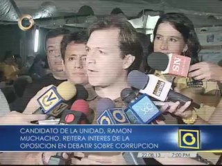 Ramón Muchacho: El Presidente "aparentemente" ahora no quiere debatir