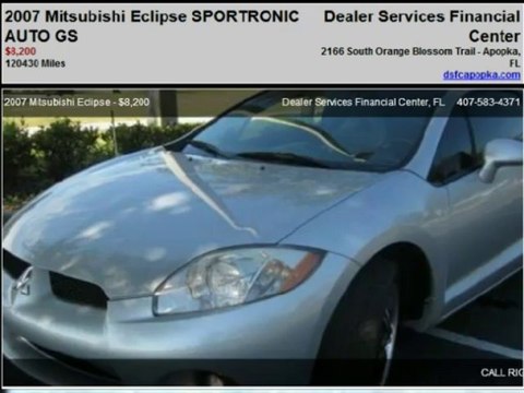 2007 Mitsubishi Eclipse Sportronic Auto GS - Dealer Services Orlando