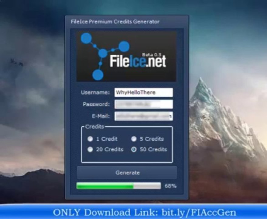 FileIce Premium Account Generator - Free FileIce Premium Accounts