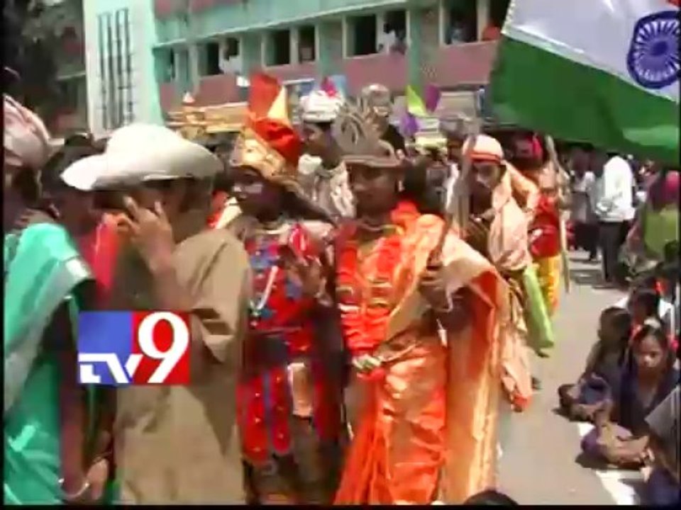 Students rally in Seemandhra