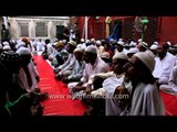 Muslims waiting for Iftar at the world famous Dargah of Hazrat Nizamuddin
