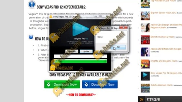 Sony Vegas Pro 12 Keygen Activator