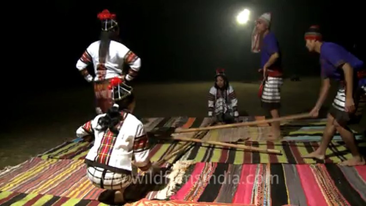 Mizoram bamboo dance