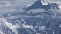 High peaks of Nepal as seen from the air