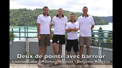 Découvrez le deux de pointe avec barreur