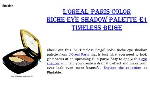 L'Oreal Makeup and Cosmetics Products Online
