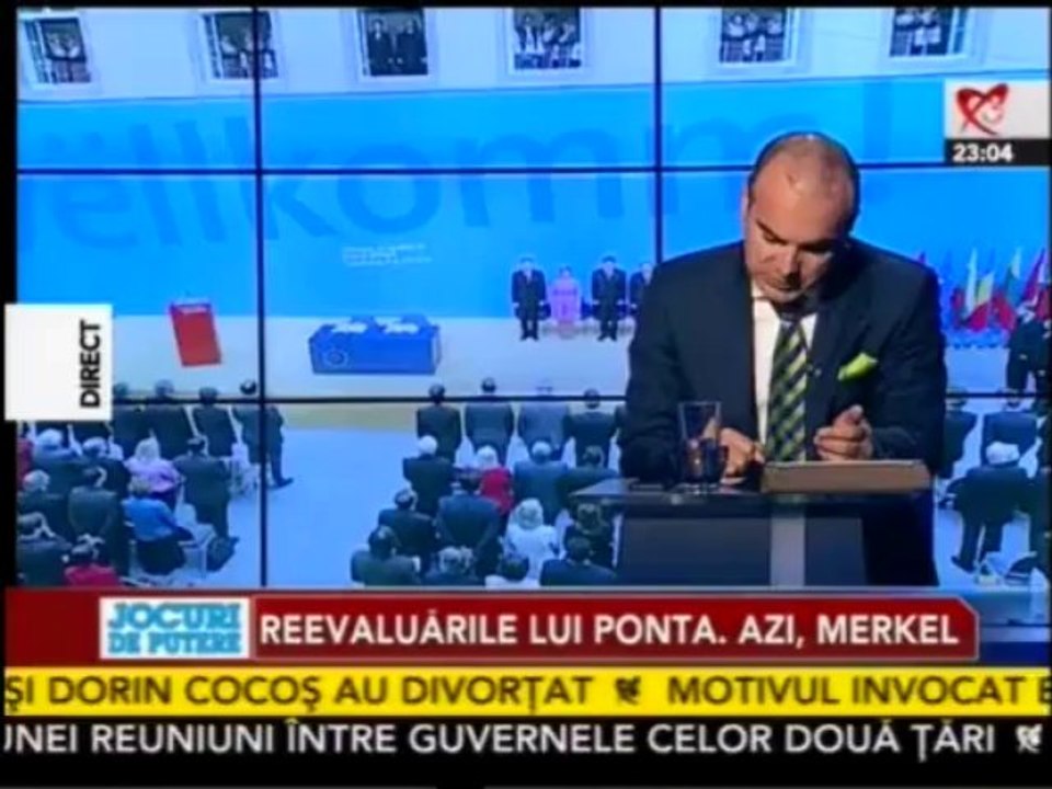 Radu Golban_PONTA la MERKEL a fost Victor Boc, s-a dus pe burta, pentru a primi girul GERMANIEI