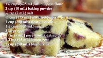 Lemon Blueberry Ricotta Pound Cake Recipe
