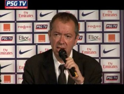 Conférence Presse Sébastien Bazin- Robin Leproux