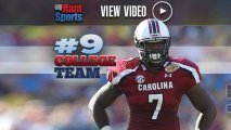 Rant Sports College Football Team No. 9: South Carolina Gamecocks