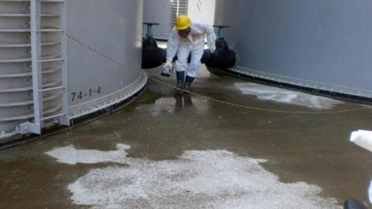 Anita McNaught reports from Hirono about Fukushima leak